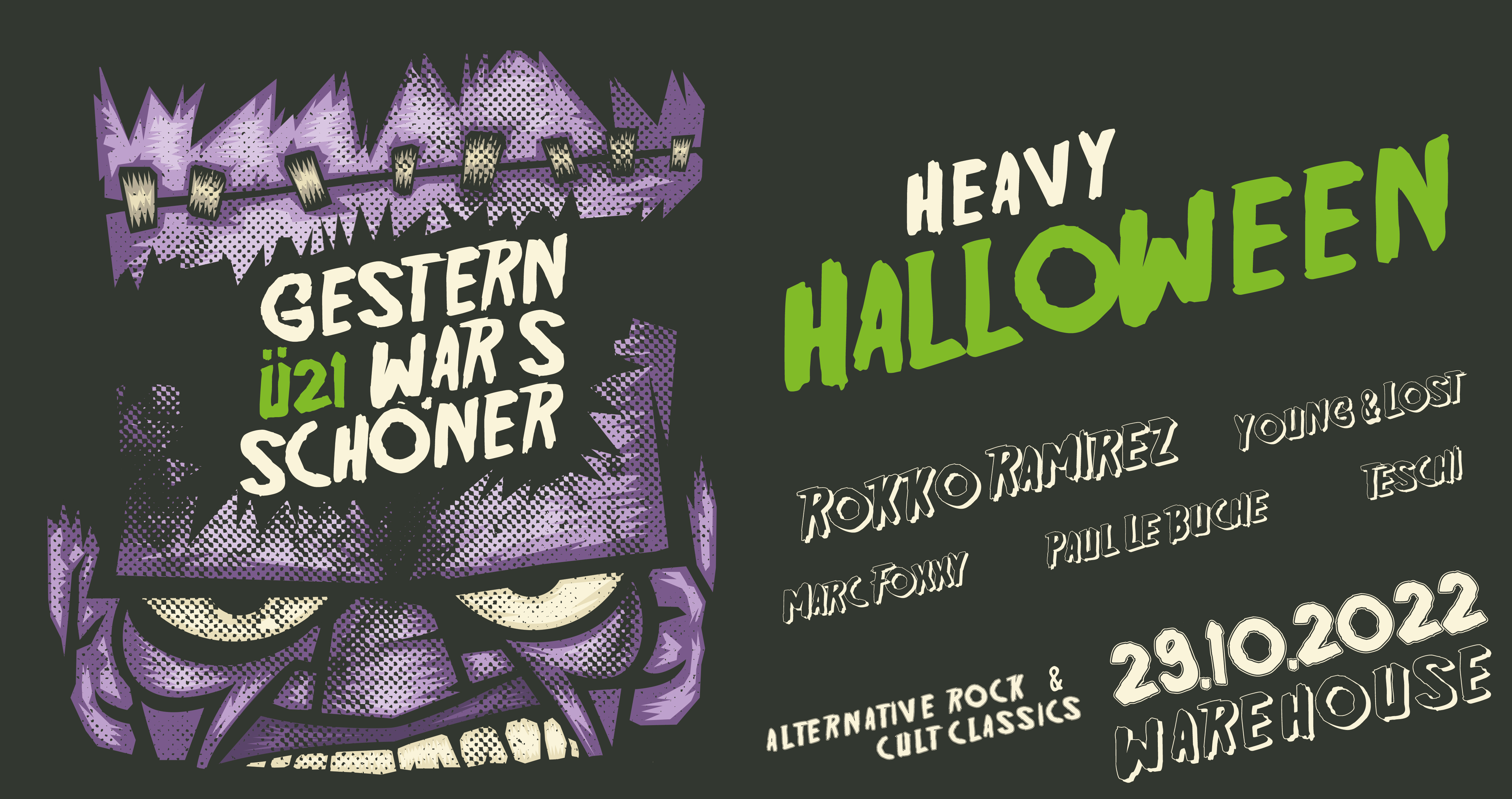 Gestern War’s Schöner [Ü21] Heavy Halloween